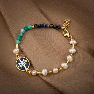 Sertifikalı Hakiki Orijinal Doğal Taş Akuamarin Ağaç - Alt Kısmı Ametist - 6