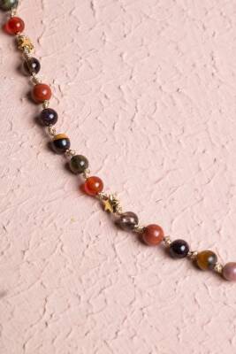 Sertifikalı Hakiki Orijinal Doğal Taş akuamarin Ağaç - Alt Kısmı Mor Florit - 3