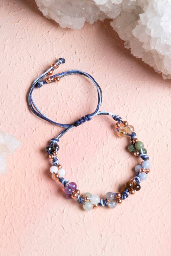 Sertifikalı Hakiki Orijinal Doğal Taş Lapis - Kristal Kuvars Ağaç - Alt Kısmı Ametist - 2