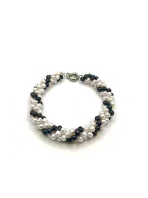 Sertifikalı Hakiki Orijinal Gümüş Burma İnci Bileklik - 2