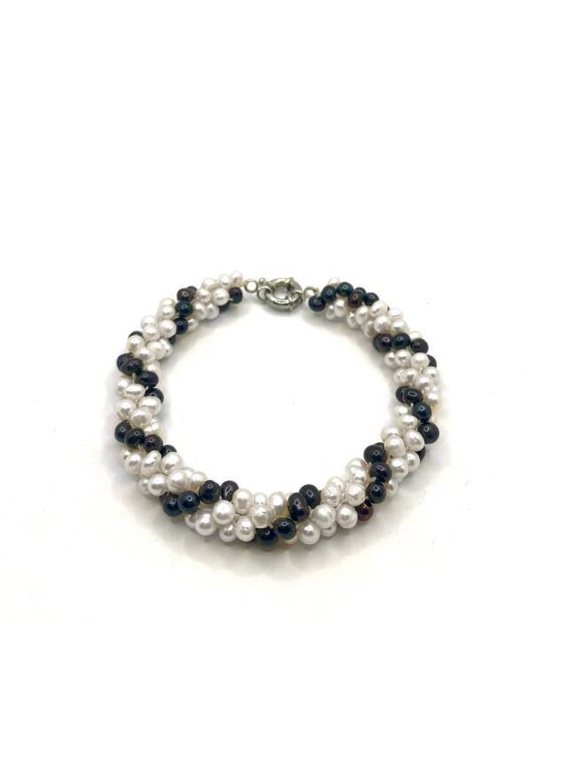 Sertifikalı Hakiki Orijinal Gümüş Burma İnci Bileklik - 2