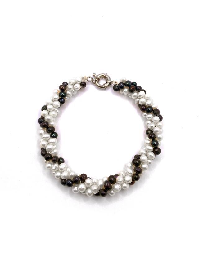 Sertifikalı Hakiki Orijinal Gümüş Burma İnci Bileklik - 3