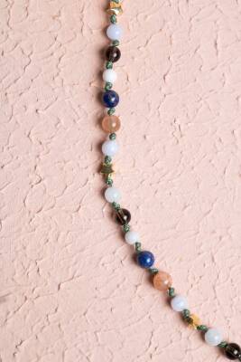 Sertifikalı Hakiki Orijinal İnci Doğal Taş Gümüş Aparatlı (Yıldız Aparatlı) Kolye - 3