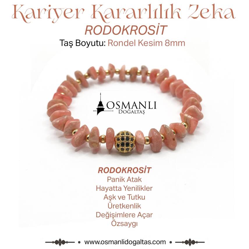 Sertifikalı Hakiki Orijinal Kunzit - Mavi Akik Doğal Taş 10mm Misinalı Bileklik - 3