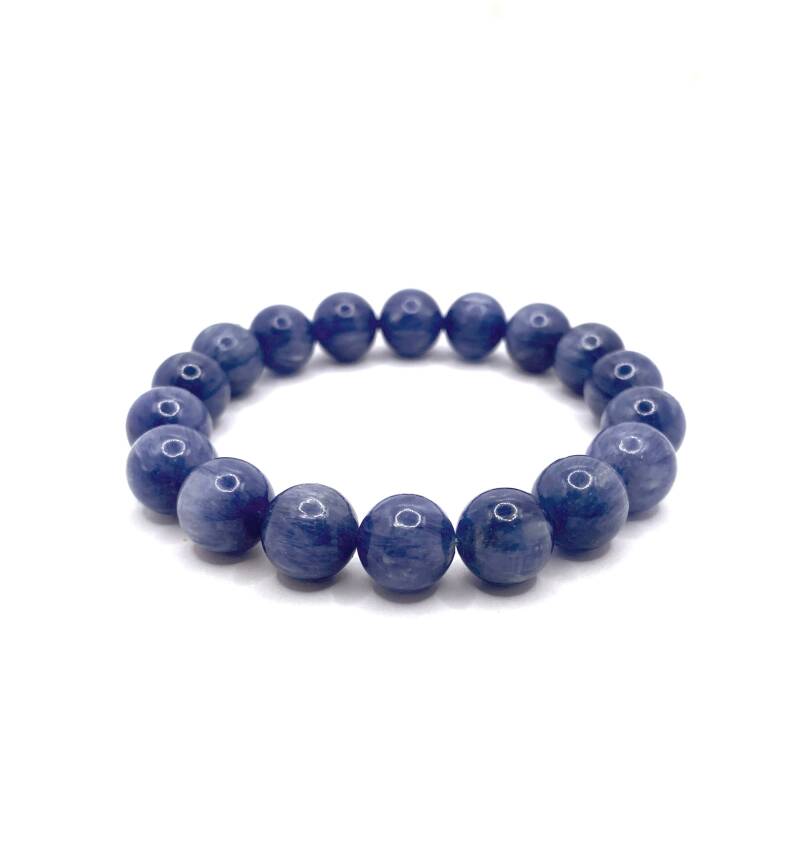 Sertifikalı Hakiki Prehnit Doğal Taş Geniş Kesim Roleks Bileklik - 1