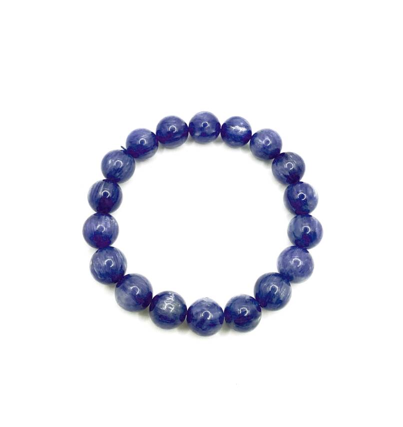 Sertifikalı Hakiki Prehnit Doğal Taş Geniş Kesim Roleks Bileklik - 2