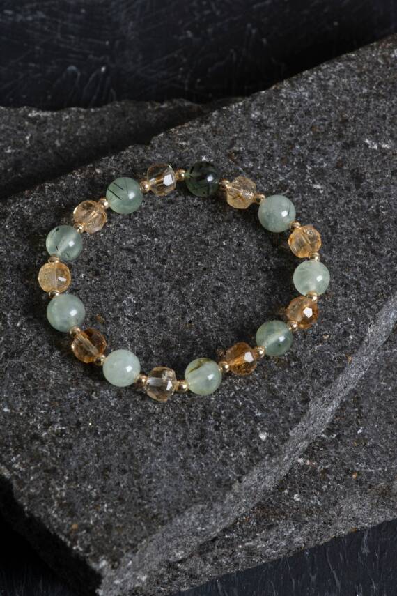 Sertifikalı Ham Güneş Taşı Doğaltaş Kolye - 5