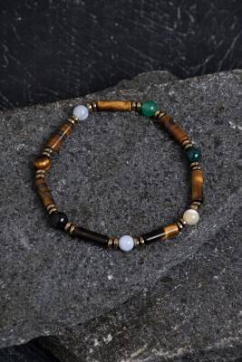 Sertifikalı Ham Turmalin Doğal Taş Ayarlanabilir Bileklik - 2