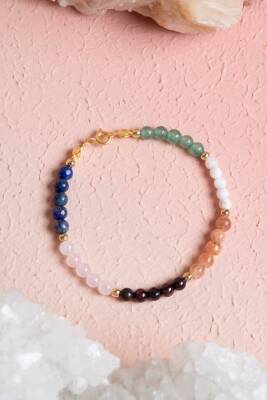 Sertifikalı İkizler Burcu Doğal Taş Bileklik - 4