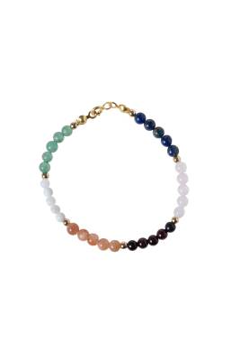 Sertifikalı İkizler Burcu Doğal Taş Bileklik - 5