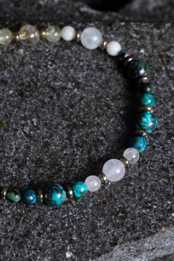 Sertifikalı İkizler Burcu Doğal Taş Bileklik (SK:259) - 3