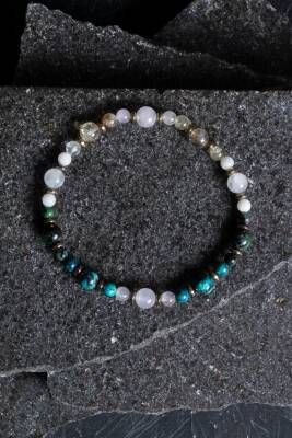 Sertifikalı İkizler Burcu Doğal Taş Bileklik (SK:259) - 5