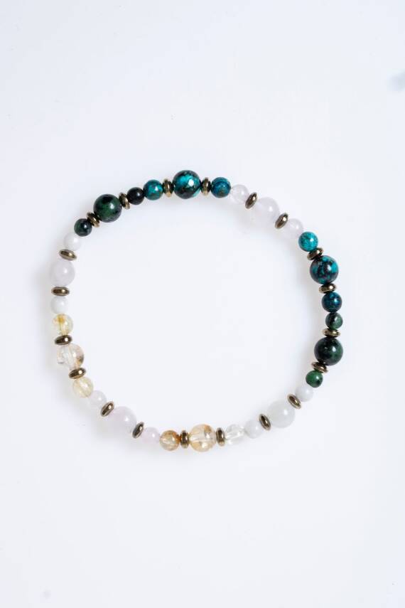 Sertifikalı İkizler Burcu Doğal Taş Bileklik (SK:259) - 6