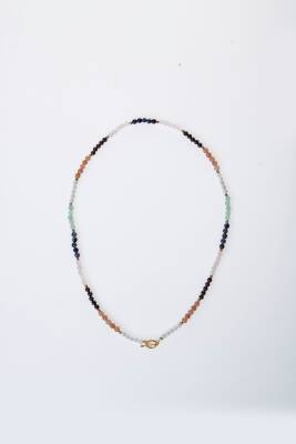 Sertifikalı İkizler Burcu Doğal Taş Kolye - 6