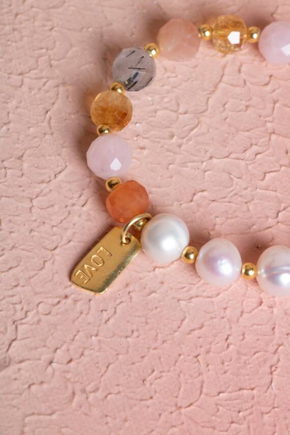 Sertifikalı İkizler Burcu Gümüş Kapama Doğal Taş Bileklik (SK:270) - 4