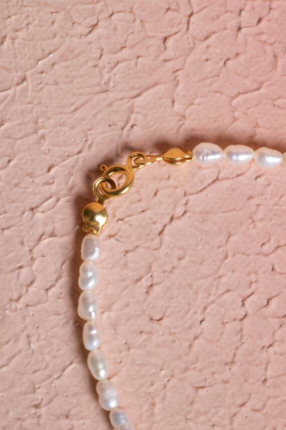 Sertifikalı İnci, Aventurin Gümüş Kapama Doğal Taş Bileklik (SK:067) - 4