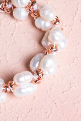 Sertifikalı İnci, Hematit Doğal Taş Bileklik - 3