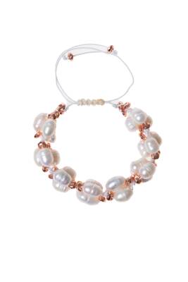 Sertifikalı İnci, Hematit Doğal Taş Bileklik - 5