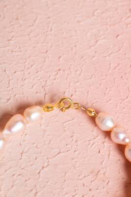 Sertifikalı İnci Lale Gümüş Aparatlı Doğal Taş Bileklik (SK:050) - 4