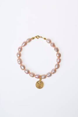 Sertifikalı İnci Lale Gümüş Aparatlı Doğal Taş Bileklik (SK:050) - 6