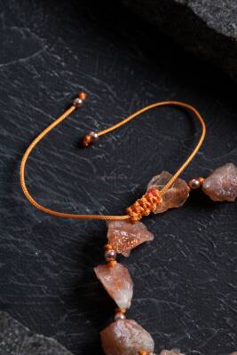 Sertifikalı İnci ve Hematit Detaylı Doğaltaş Bileklik - 3