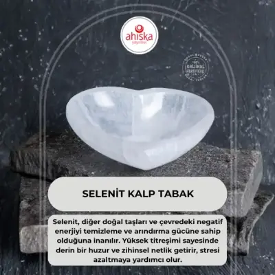 Sertifikalı Kalp Tabak no.2 - Doğal Taş (1)