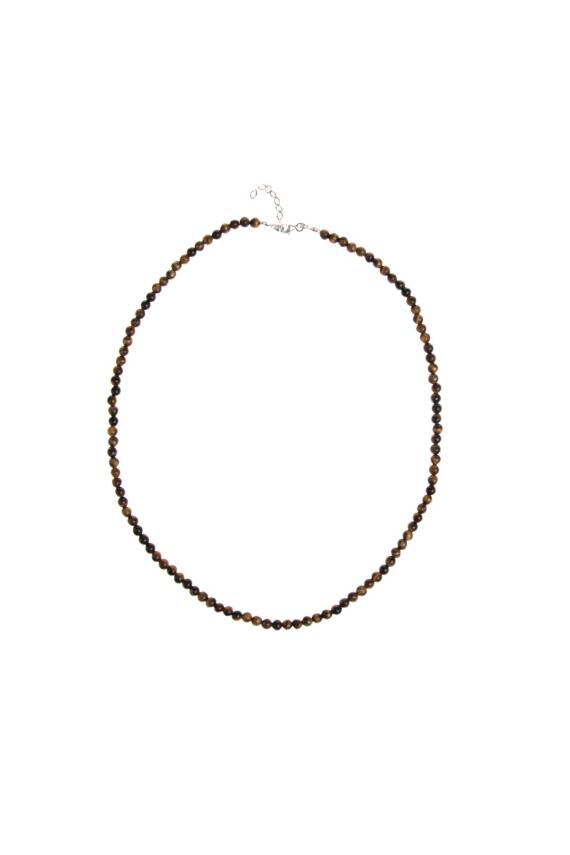 Sertifikalı Kaplan Gözü Doğal Taş Kolye - 1