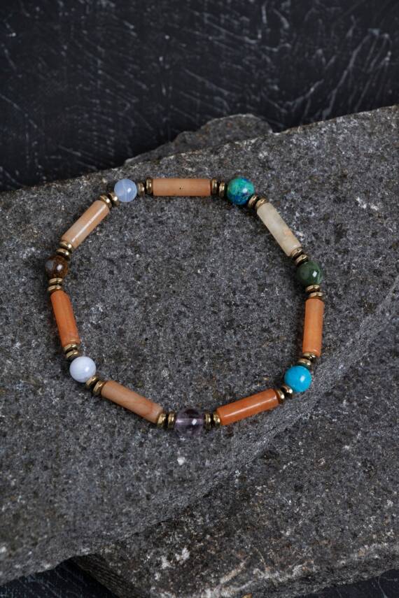 Sertifikalı Kaplan Gözü ve Hematit Doğal Taş Bileklik - 2