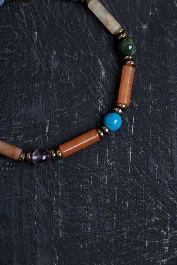 Sertifikalı Kaplan Gözü ve Hematit Doğal Taş Bileklik - 4