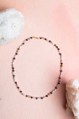 Sertifikalı Kaplangözü Damla Küpe - 2cm Pirinç Aksamlı Klips Kahverengi Damla - Osmanlı Doğaltaş