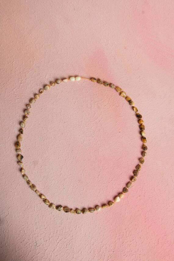 Sertifikalı Kehribar Doğal Taş Kolye (SK:376) - 1