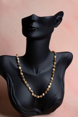 Sertifikalı Kehribar Doğal Taş Kolye (SK:376) - 2