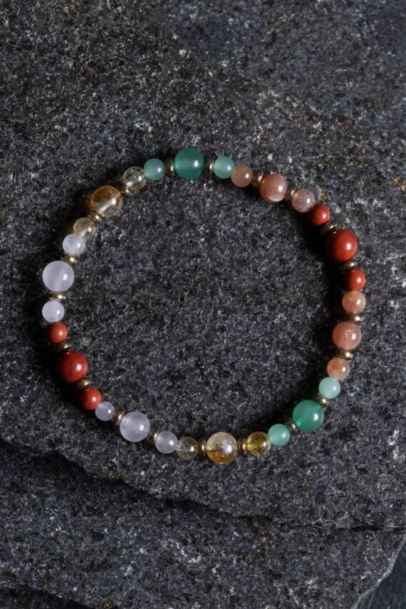 Sertifikalı Koç Burcu Doğal Taş Bileklik (SK:256) - 5