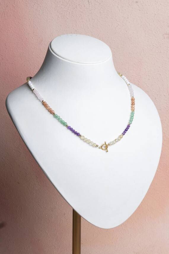 Sertifikalı Koç Burcu Doğal Taş Kolye - 1