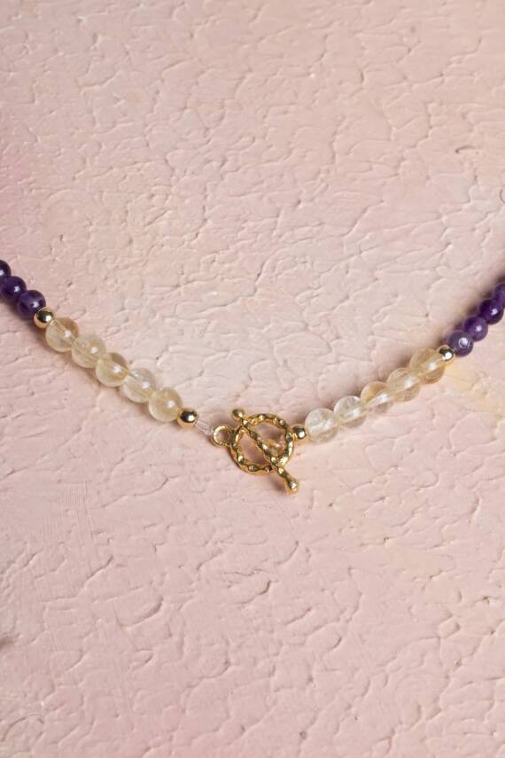 Sertifikalı Koç Burcu Doğal Taş Kolye - 4