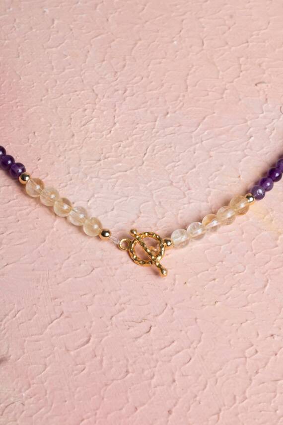 Sertifikalı Koç Burcu Doğal Taş Kolye - 4