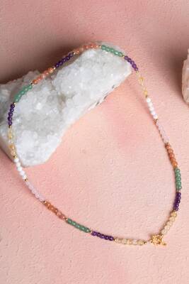 Sertifikalı Koç Burcu Doğal Taş Kolye - 5