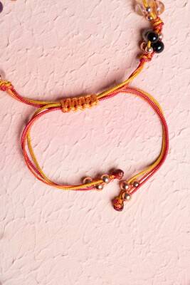 Sertifikalı Koç Burcu Doğal Taş Makrome Bileklik - 4