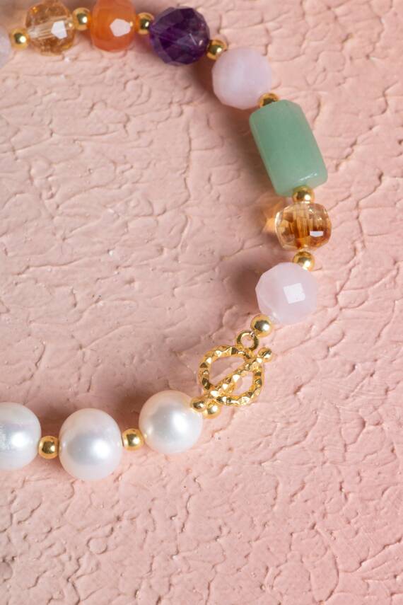 Sertifikalı Koç Burcu Gümüş Kapama Doğal Taş Bileklik (SK:264) - 4