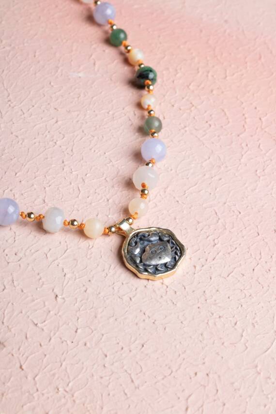 Sertifikalı Kova Burcu Doğal Taş Bileklik - 4