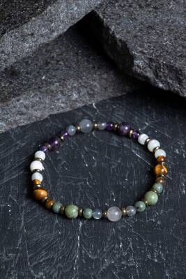 Sertifikalı Kova Burcu Doğal Taş Bileklik (SK:254) - 4