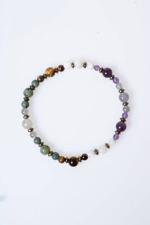 Sertifikalı Kova Burcu Doğal Taş Bileklik (SK:254) - 6