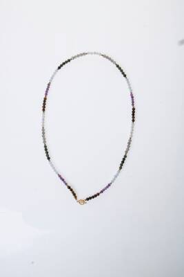 Sertifikalı Kova Burcu Doğal Taş Kolye - 6