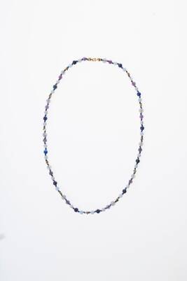 Sertifikalı Kova Burcu Gümüş Yıldızlı Doğal Taş Kolye - 3