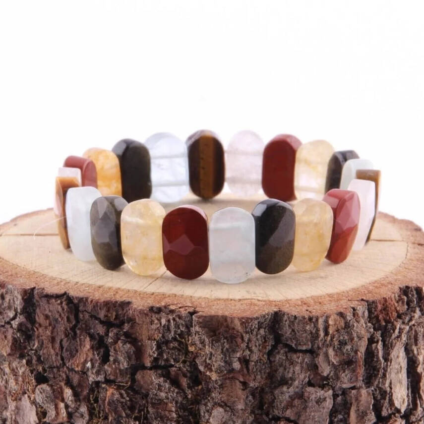 Sertifikalı Kova Burcu Roleks Doğal Taş Bileklik (SK:346) - 1