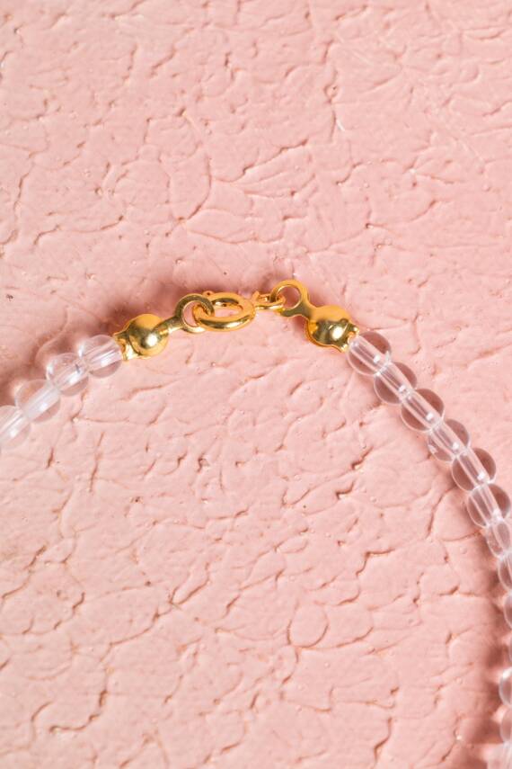 Sertifikalı Kristal Kuvars, Amazonit Gümüş Kapama Doğal Taş Bileklik (SK:062) - 4