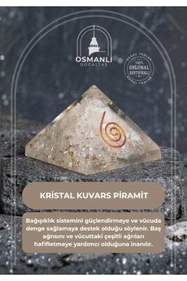 Sertifikalı Kristal Kuvars Piramit - 2
