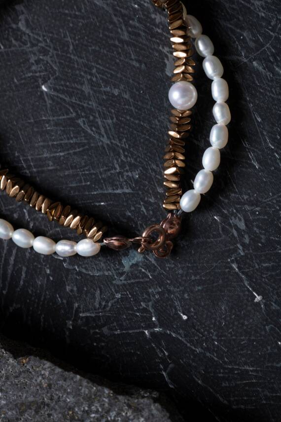 Sertifikalı Labradorit Doğaltaş Kolyey - 5