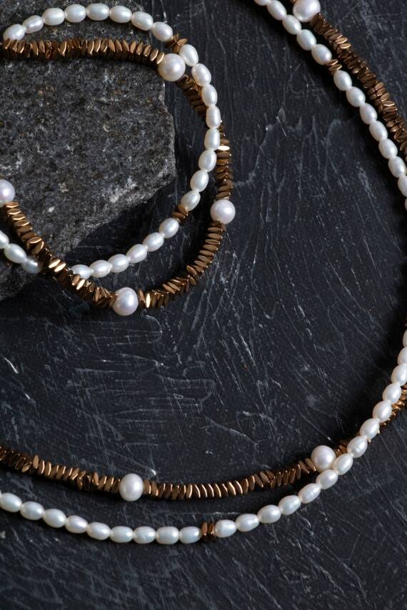 Sertifikalı Labradorit Doğaltaş Kolyey - 10