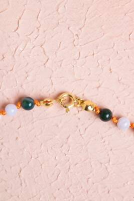 Sertifikalı Lale Motifli 10 mm Küre Kesim Gold Kaplama Gümüş Kehribar Tesbih - 52,90 gr - 4